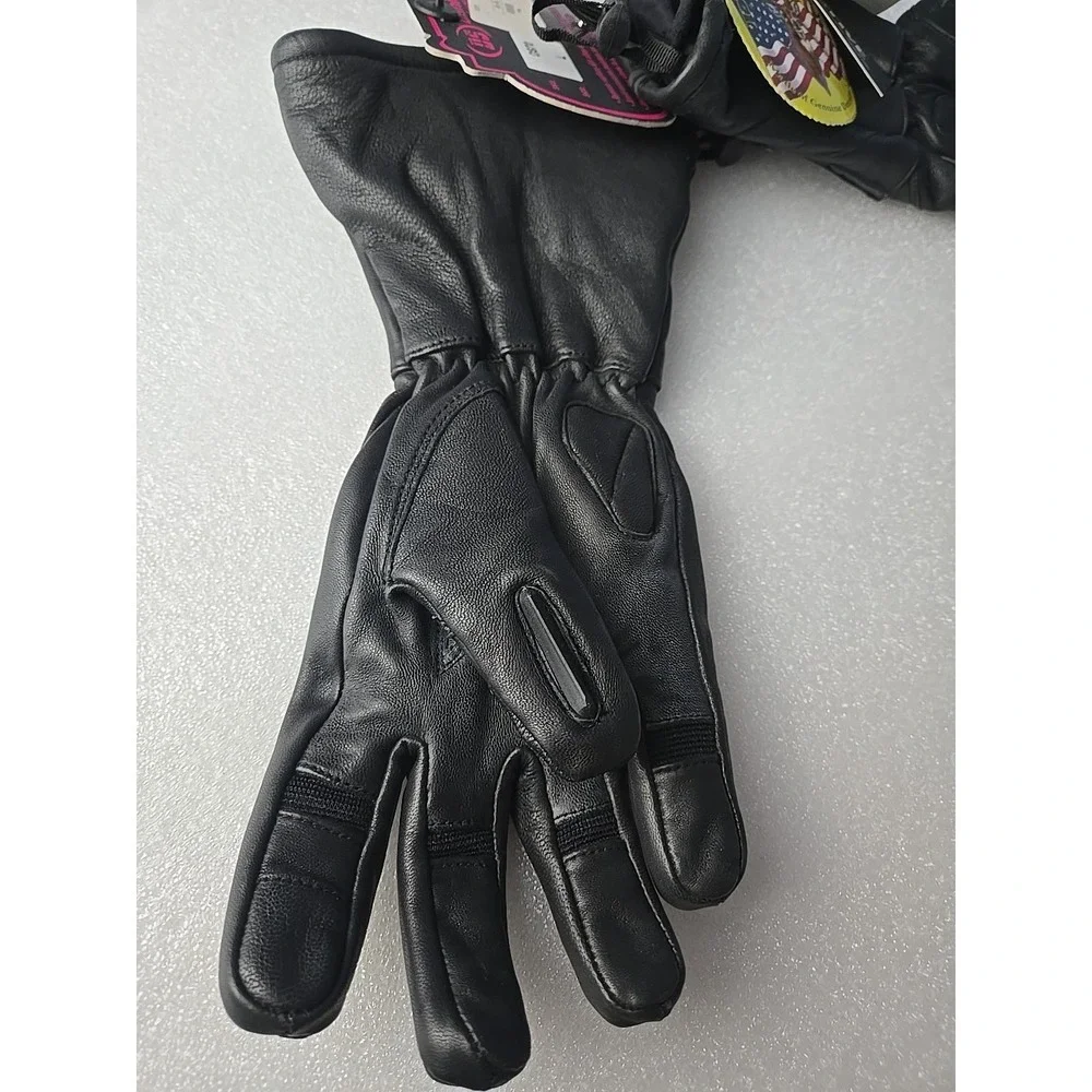 Daniel Smart DS-70 Womens Deerskin L Gloves Reflective 3M Thinsulated Waterproof